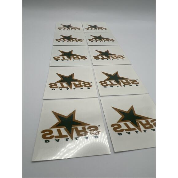 Dallas Stars NHL Hockey 10 Count Temporary Tattoos Game Party Team Finals - Picture 3 of 8